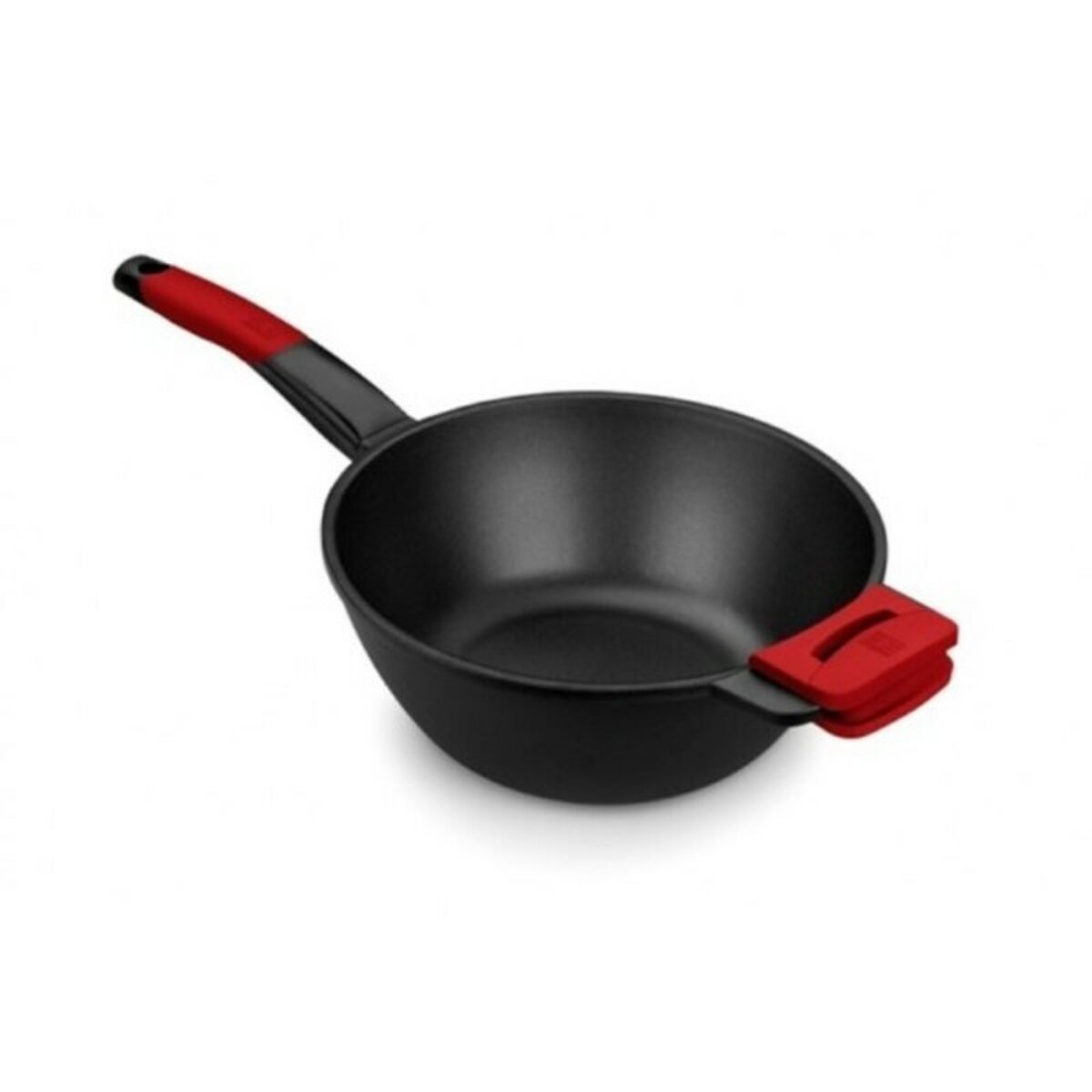 Wok Pfanne BRA A412028 Rot/Schwarz Ø 28 cm (Ø 28 cm)